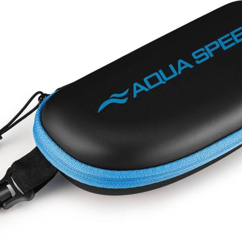 Чохол для окулярів Aqua Speed GOGGLE CASE 0097 чорний, блакитний Уні 7х19 см DT-234, рис. 0