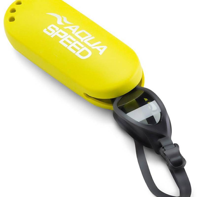 Чохол для окулярів Aqua Speed Silicone goggle case жовтий Уні OFSM DT-633-18, рис. 2