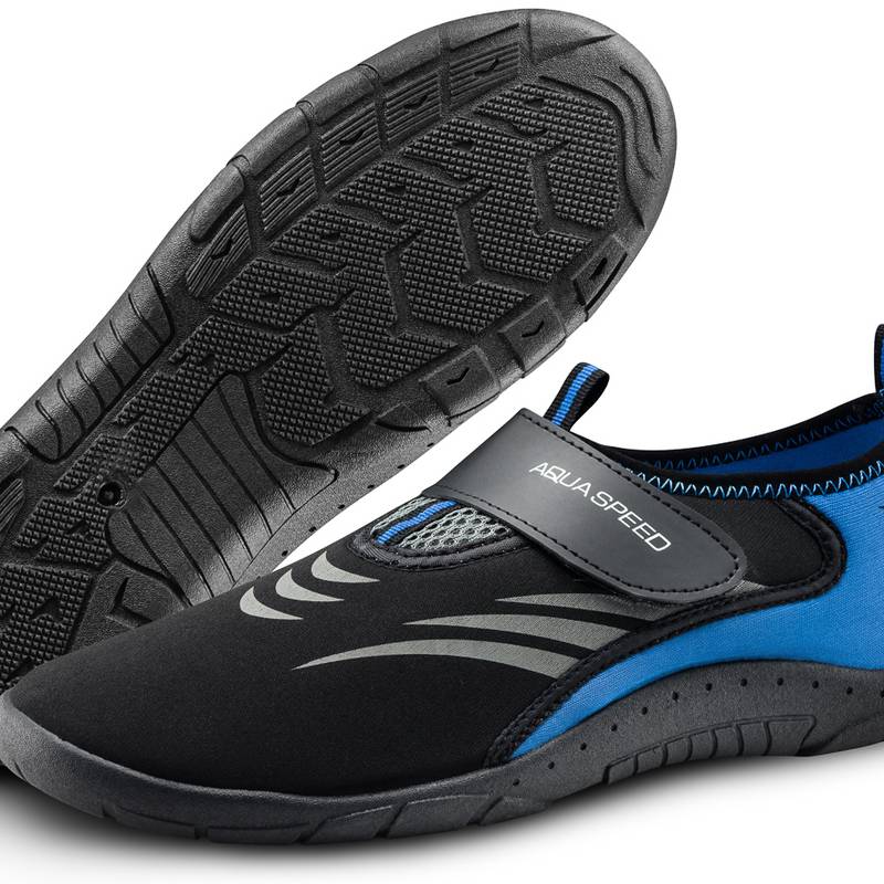 Аквашузи Aqua Speed AQUA SHOE MODEL 27B 7607 чорний, сірий, синій Уні 35 DT-642-27B, рис. 0