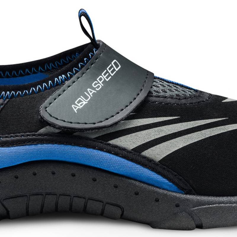 Аквашузи Aqua Speed AQUA SHOE MODEL 27B 7607 чорний, сірий, синій Уні 35 DT-642-27B, рис. 1