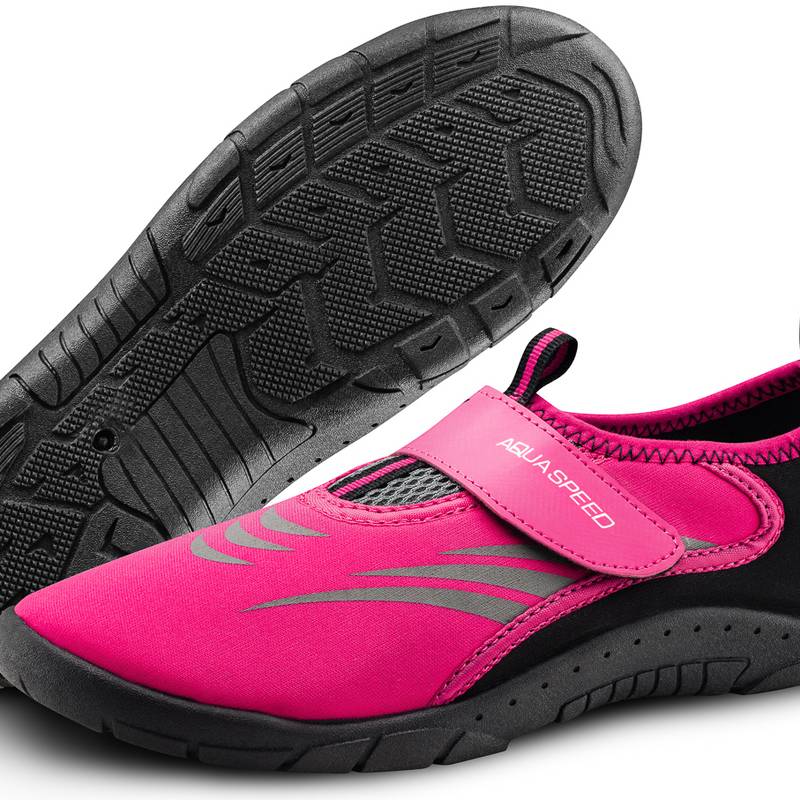Аквашузи Aqua Speed AQUA SHOE MODEL 27C 7619 рожевий, сірий, чорний Уні 35 DT-642-27C, рис. 0