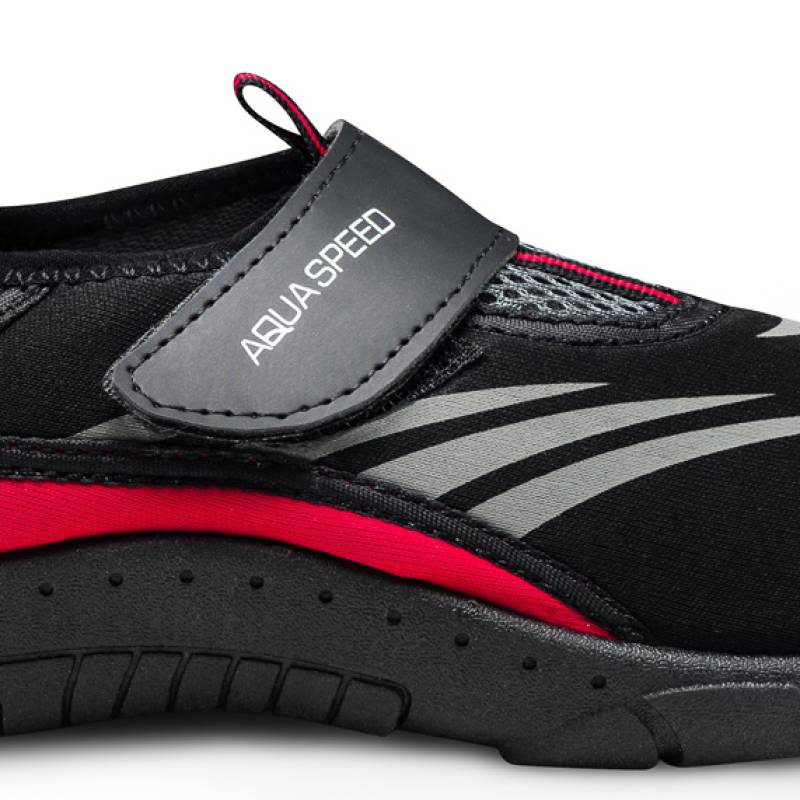 Аквашузи Aqua Speed AQUA SHOE MODEL 27D 7625 чорний, сірий, червоний Уні 41 DT-642-27D, рис. 1