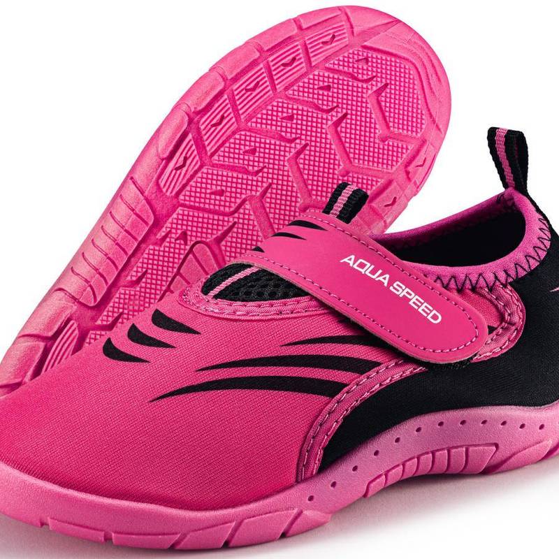 Аквашузи Aqua Speed AQUA SHOE MODEL 27F 9370 рожевий, чорний Уні 28 DT-642-27F, рис. 1