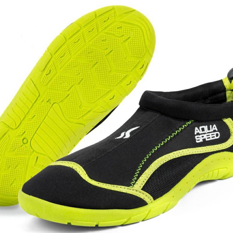 Аквашузи Aqua Speed AQUA SHOE MODEL 28A 9159 чорний, жовтий Уні 35 DT-704-18, рис. 2