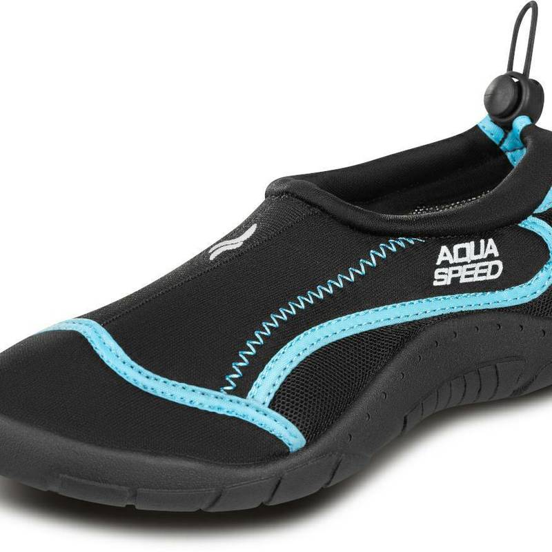 Аквашузи Aqua Speed AQUA SHOE MODEL 28C 9548 чорний, синій Уні 35 DT-704-28C, рис. 0