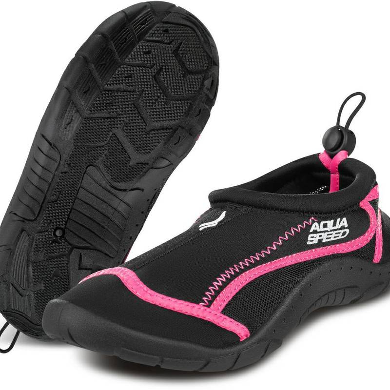 Аквашузи Aqua Speed AQUA SHOE MODEL 28D 9560 чорний, малиновий Уні 35 DT-704-19, рис. 1