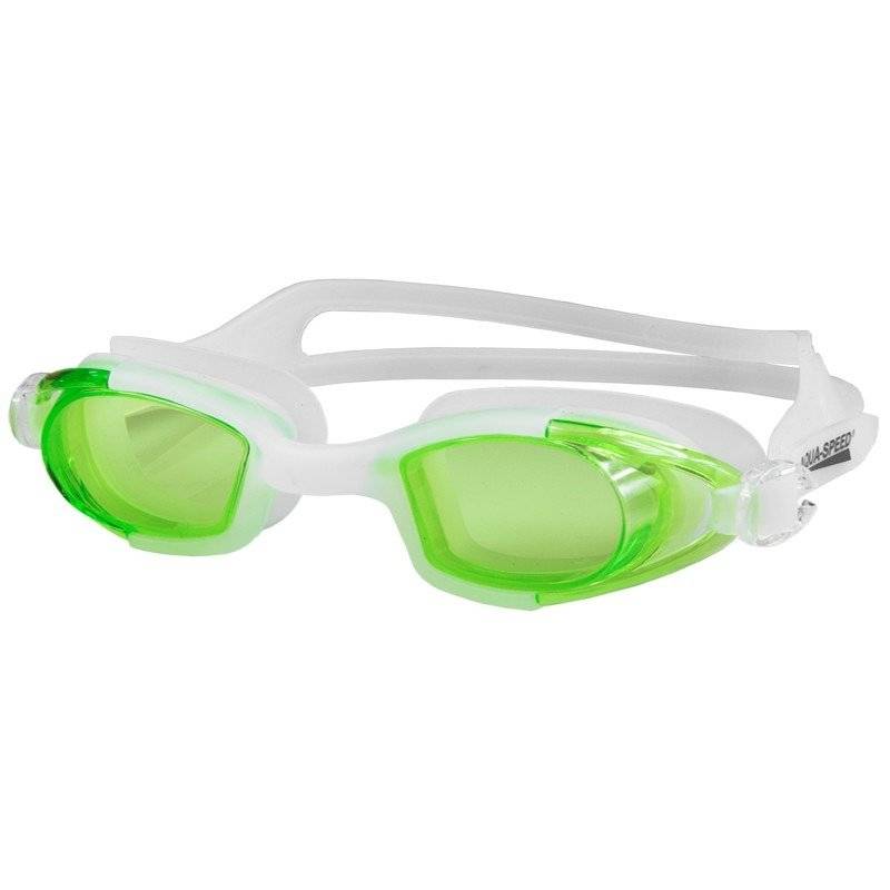 Окуляри для плавання Aqua Speed MAREA JR 014-30 білий, зелений Діт OSFM DT-014-30, рис. 0