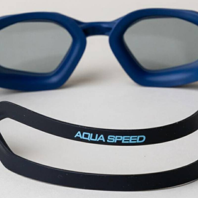 Окуляри для плавання Aqua Speed CYCLONE 61433 синій, чорний, бірюзовий Уні OFSM DT-714-10, рис. 3