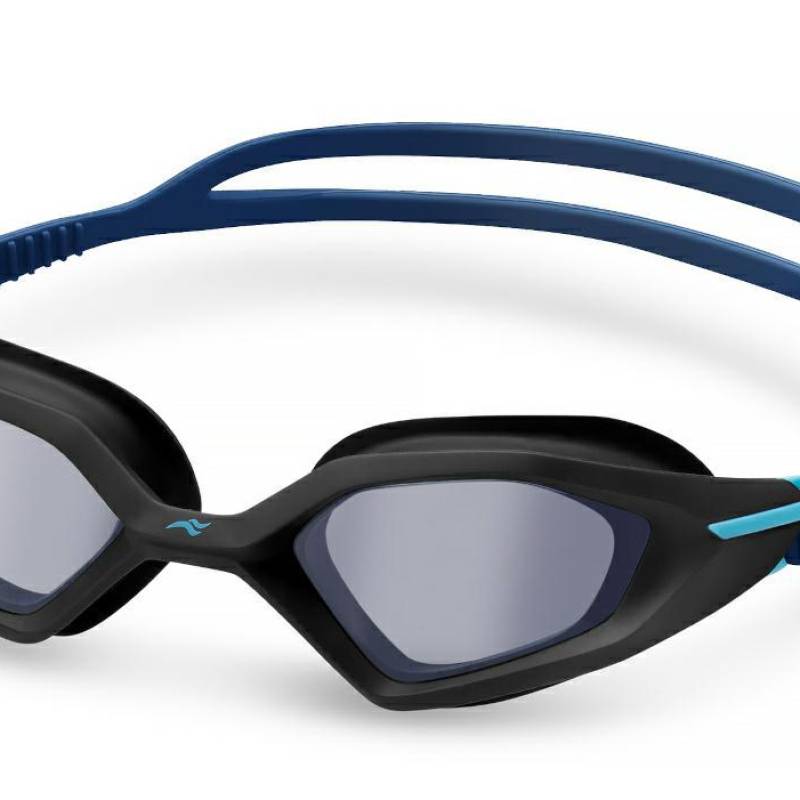 Окуляри для плавання Aqua Speed CYCLONE 61434 чорний, синій, бірюзовий Уні OFSM DT-714-17, рис. 0