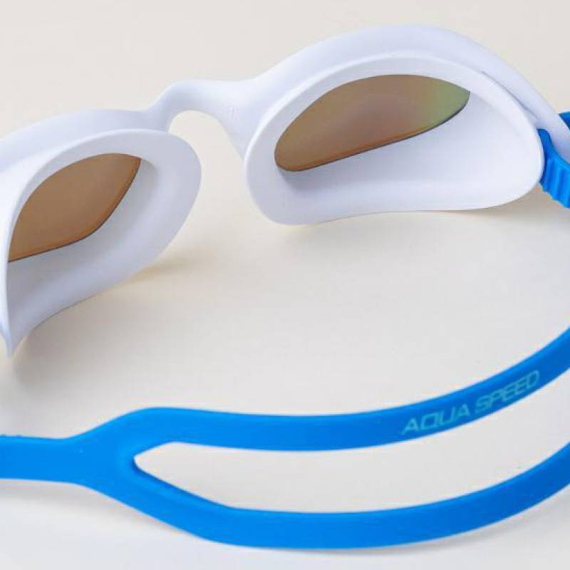 Окуляри для плавання Aqua Speed ECLIPSE MIRROR 61414 білий, блакитний Уні OFSM DT-712-51, рис. 2