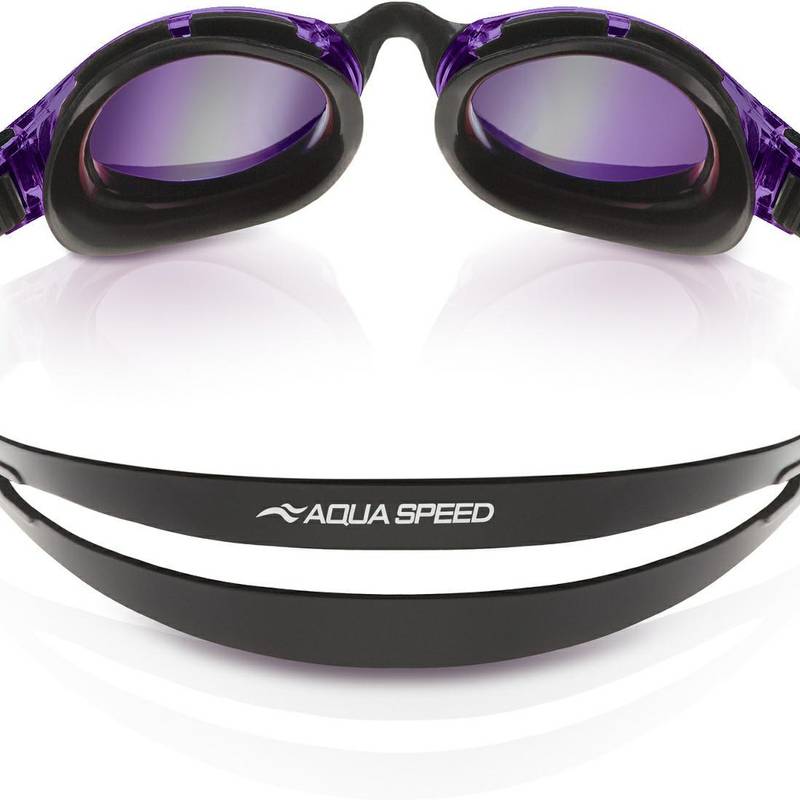 Окуляри для плавання Aqua Speed TRITON 2.0 MIRROR 60415 чорний, бузковий Уні OSFM DT-283-09, рис. 1