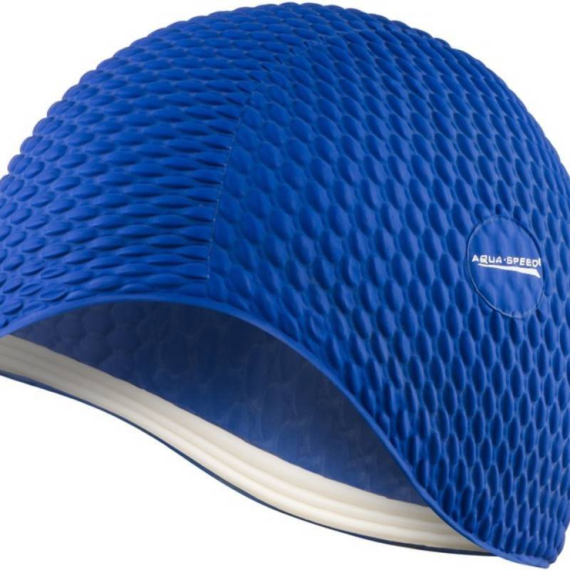 Шапка для плавання Aqua Speed BOMBASTIC 104-10 синій Жін OSFM DT-104-10, рис. 0