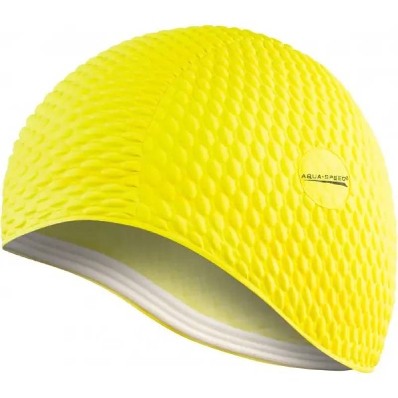 Шапка для плавання Aqua Speed BOMBASTIC 104-18 жовтий Жін OSFM DT-104-18, рис. 0