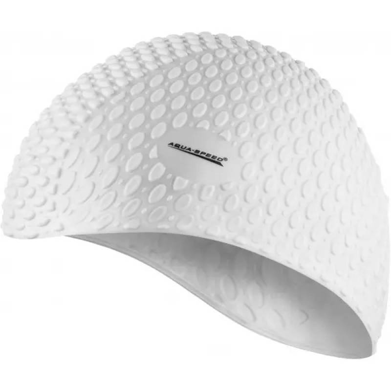 Шапка для плавання Aqua Speed BUBBLE 102-05 білий Уні OSFM DT-102-05, рис. 0