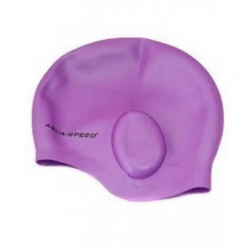 Шапка для плавання Aqua Speed EAR CAP 5874 фіолетовий Уні OSFM DT-128-09, рис. 0