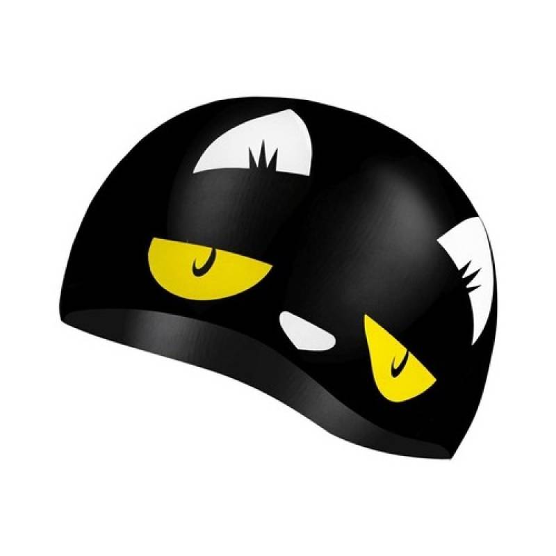 Шапка для плавання Aqua Speed KIDDIE Cat 60649 чорний, принт Діт OSFM DT-142-07, рис. 0