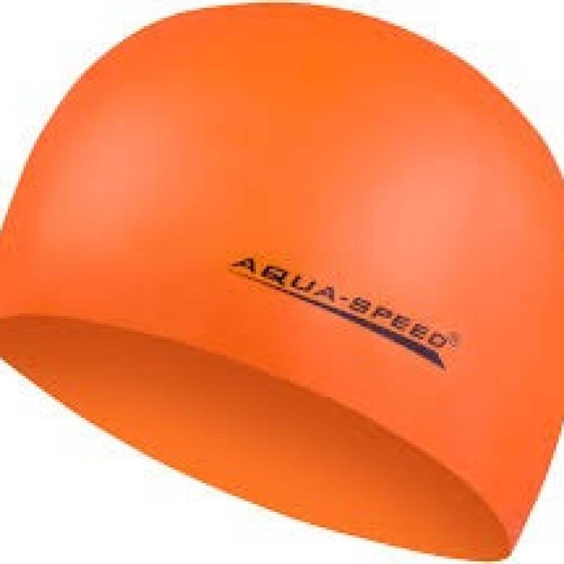 Шапка для плавання Aqua Speed MEGA 100-75 помаранчевий Уні OSFM DT-100-75, рис. 0