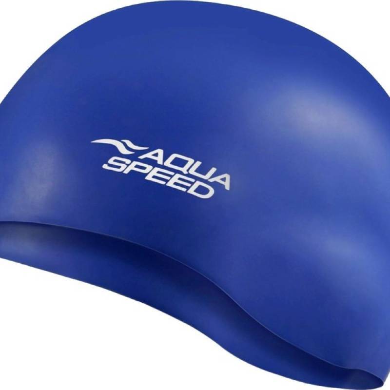 Шапка для плавання Aqua Speed MONO 6189 синій Уні OSFM DT-111-01, рис. 0