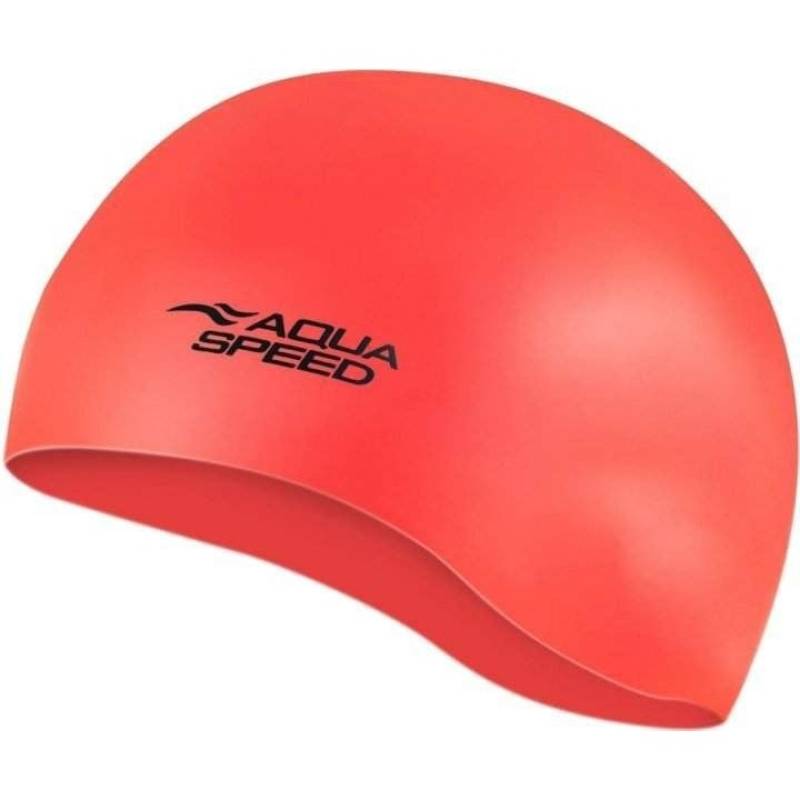 Шапка для плавання Aqua Speed MONO 6206 яскраво-червоний Уні OSFM DT-111-32, рис. 0