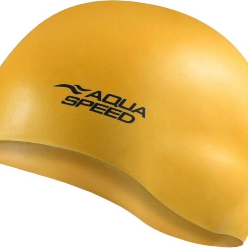 Шапка для плавання Aqua Speed MONO 9116 темно-жовтий Уні OSFM DT-111-06, рис. 0