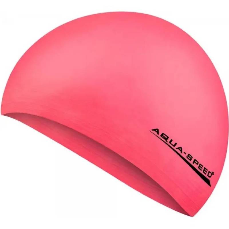 Шапка для плавання Aqua Speed SOFT LATEX 5726 неоновий, рожевий Уні OSFM DT-122-03, рис. 0