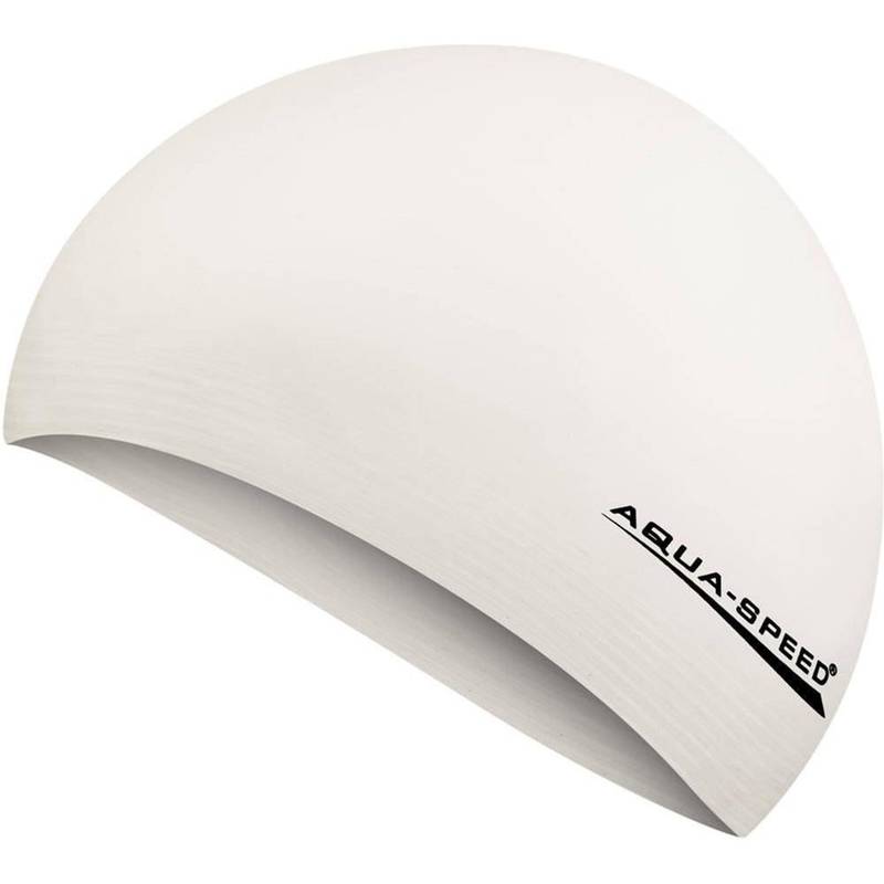 Шапка для плавання Aqua Speed SOFT LATEX 5728 білий Уні OSFM DT-122-05, рис. 0