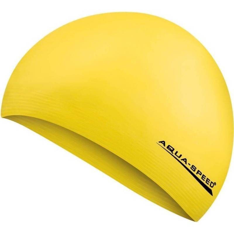 Шапка для плавання Aqua Speed SOFT LATEX 5731 жовтий Уні OSFM DT-122-18, рис. 0