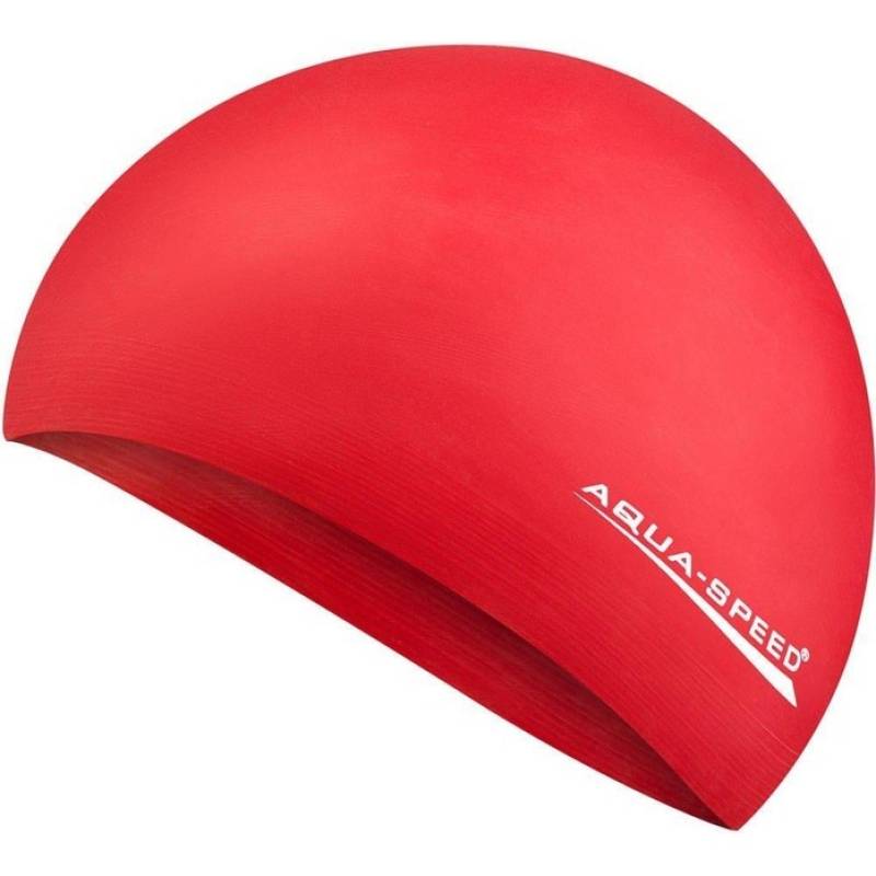 Шапка для плавання Aqua Speed SOFT LATEX 5732 червоний Уні OSFM DT-122-31, рис. 0