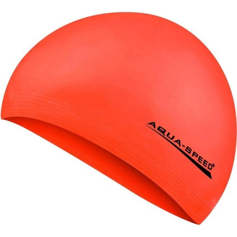 Шапка для плавання Aqua Speed SOFT LATEX 5733 неоновий, помаранчевий Уні OSFM DT-122-75, рис. 0