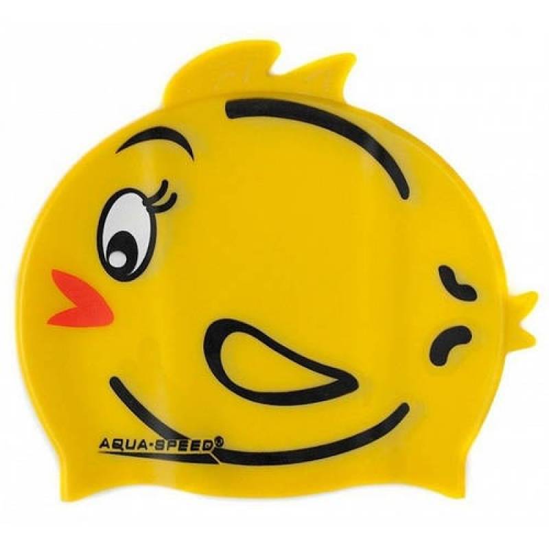 Шапка для плавання Aqua Speed ZOO TWEETY 5759 жовте курча Діт OSFM DT-115-tweety, рис. 0