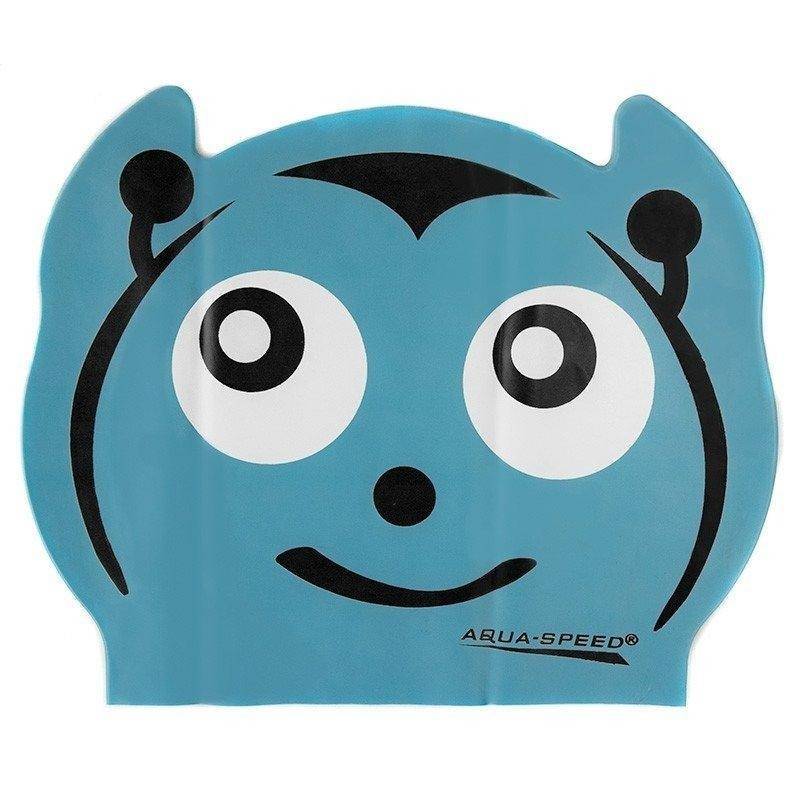 Шапка для плавання Aqua Speed ZOO UFO LATEX 5766 синій нло Діт OSFM DT-116-ufo, рис. 0