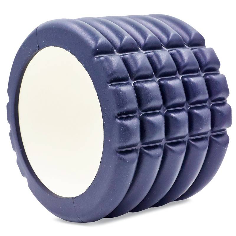 Роллер массажный цилиндр (ролик мфр) 10см Grid Roller Mini Zelart FI-5716-BK, рис. 0