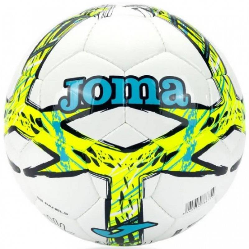 М'яч футбольний Joma DALI III білий, салатовий Уні 5 DT-401412.216.5, рис. 0