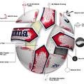 М'яч футзальний Joma SURTIDO біло-червоний Уні 4 DT-400856.206, прев. 4