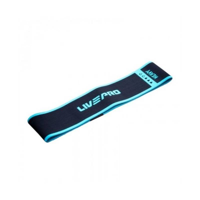 Фітнес резинка POWER LOOP чорний, блакитний Уні L-580x60мм DT-LP8414-L, рис. 0