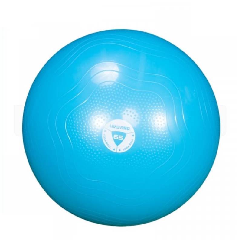 Фітбол зміцнений LivePro ANTI-BURST CORE-FIT EXERCISE BALL синій Уні 65см DT-LP8201-65, рис. 0