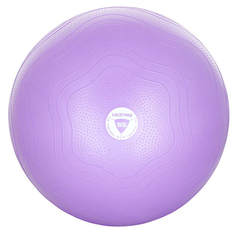 Фітбол зміцнення ANTI-BURST CORE-FIT EXERCISE BALL фіолетовий Уні 55см DT-LP8201-55, рис. 0