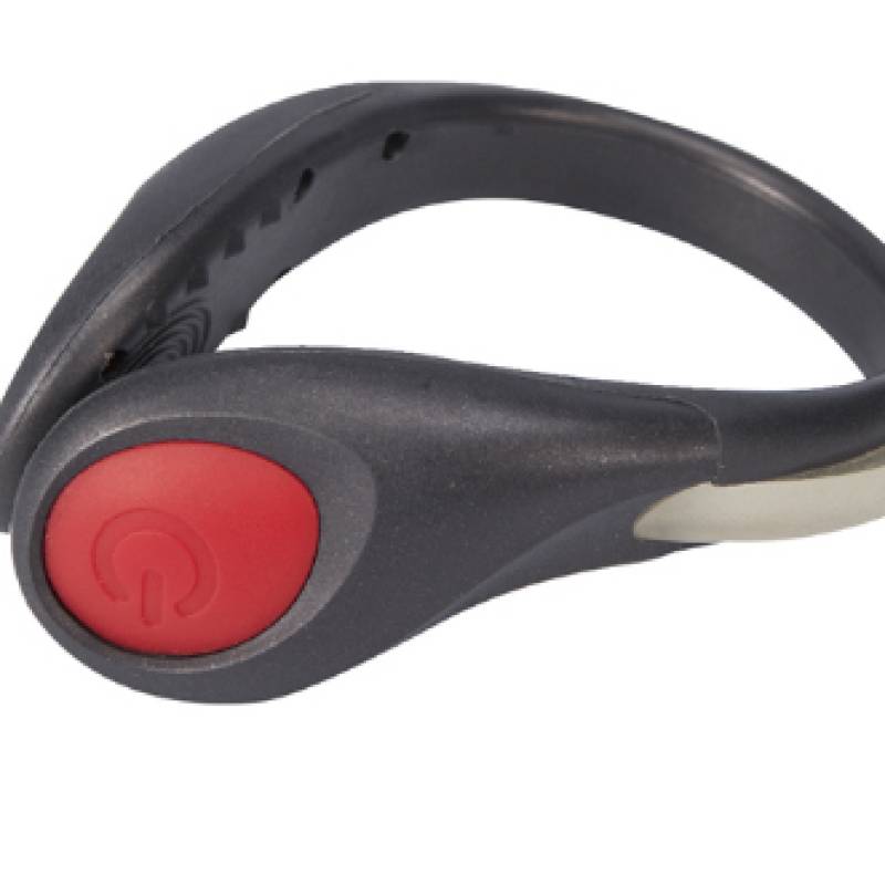 Браслет-підсвітка для бігу LED SAFETY SHOES LIGHTS чорний, червоний Уні 80гр DT-LS3407, рис. 0