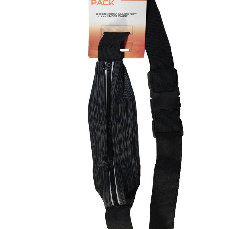 Пояс для бігу WAIST PACK чорний Уні 25X9см DT-LS3733-blk, рис. 0