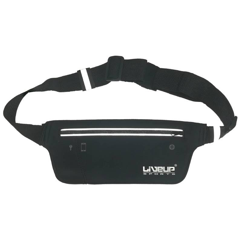 Пояс для бігу WAIST PACK чорний Уні 34x9см DT-LS3704, рис. 0