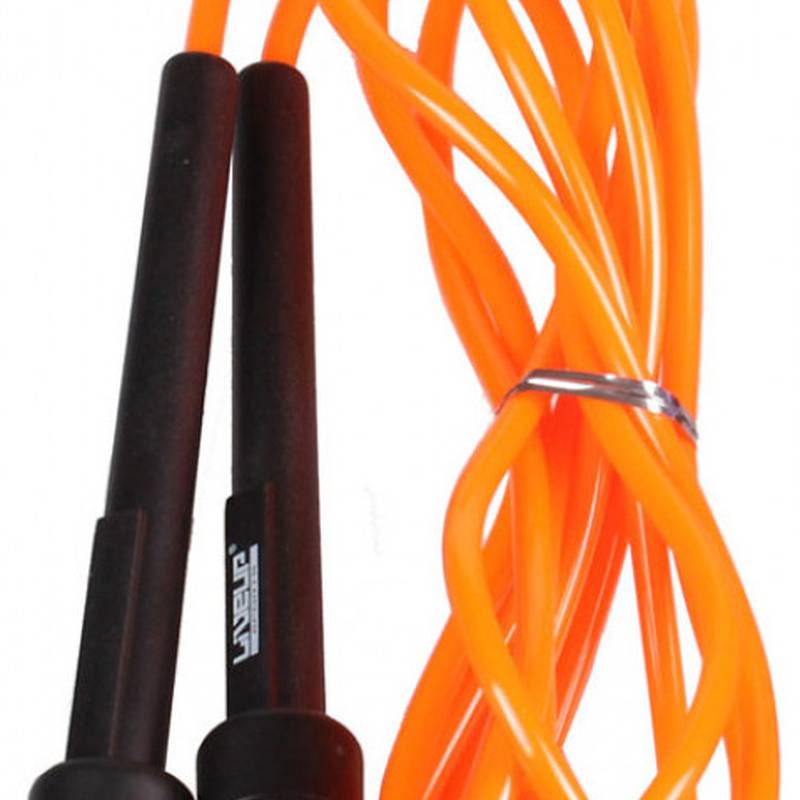 Скакалка в тубусі PVC JUMP ROPE чорний/помаранчевий Уні 275x0.5см DT-LS3115-o, рис. 0