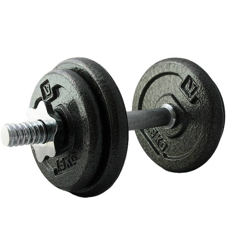 Гантель набірна 10кг 1шт DUMBELL SET чорний Уні 2-10кг DT-LS2311-10, рис. 0