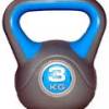 Гиря PLASTIC KETTEL BELL сірий/блакитний Уні 3кг DT-LS2047-3, прев. 0