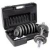 Набір гантелей у кейсі пара DUMBBELL SET чорний Уні 2х7,5кг DT-LS2322B-15KGS, прев. 0