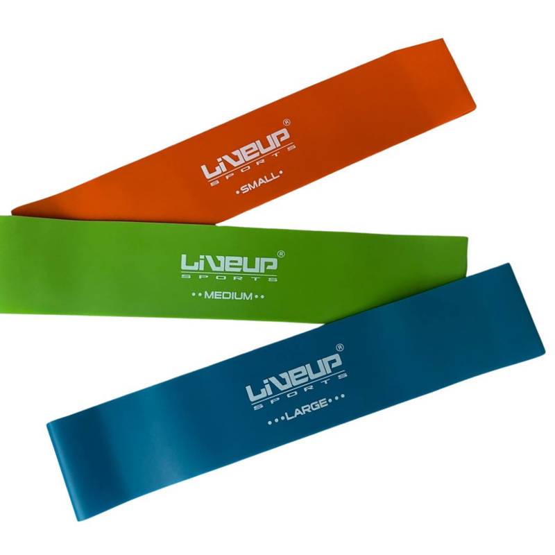 Набір фітнес гумок LiveUp EXERCISE LOOP помаранчевий, зелений, синій Уні 50х5 см DT-LS3650C, рис. 3