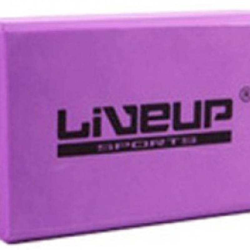 Блок для йоги EVA BRICK фіолетовий Уні 22.9x15.2x7.6см DT-LS3233A-p, рис. 0