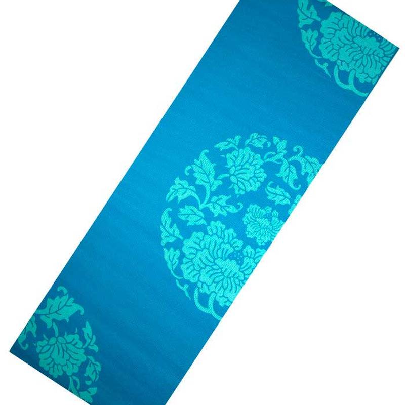 Йога-коврик PVC PRINTED YOGA MAT блакитний Уні 173х61х0.6см DT-LS3231C-06b, рис. 0
