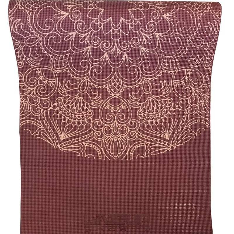 Йога-коврик PVC PRINTED YOGA MAT фіолетовий Уні 173х61х0.6см DT-LS3231C-06r, рис. 0