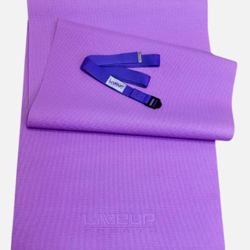 Коврик для йоги Yoga Mat Total Black фіолетовий Уні 180x61x0.4см DT-LS3231-04v, рис. 1