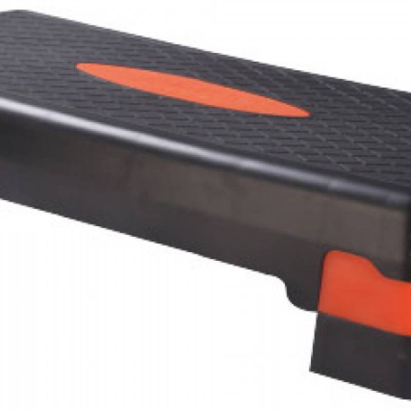 Степ-платформа POWER STEP чорний/помаранчевий Уні 68х28х10-15см DT-LS3168A, рис. 0